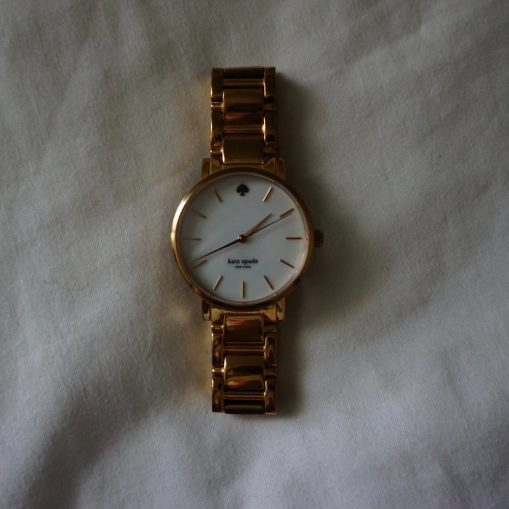 Kate Spade Live Colorfully Watch: Rose Gold